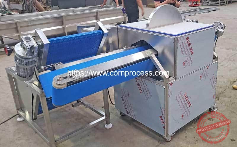 Automatic-Sweet-Corn-Half-Dividing-Cutting-Machine-for-Sale